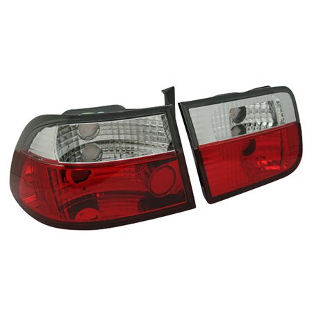 Set de Feux Arrière sur mesure pour Honda Civic Coupe 1996-2001 - Rouge/Claire