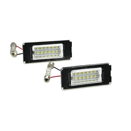 Eclairage des Plaques d'Immatriculation LED sur mesure pour Mini One/Cooper/S/Cabrio/Coupe/Roadster R56/R57/R58/R59 2006-2014