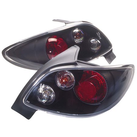 Set de Feux Arrière sur mesure pour Peugeot 206 excl. CC/SW - Noir