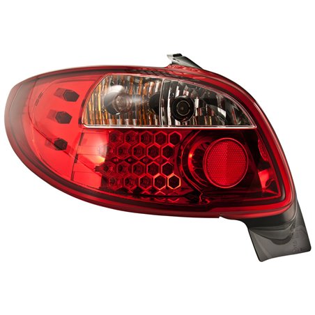 Set de Feux Arrière LED sur mesure pour Peugeot 206 excl. CC/SW - Rouge/Claire