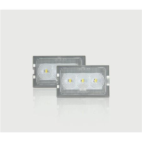 Eclairage des Plaques d'Immatriculation LED sur mesure pour Land Rover Discovery 3+4/Freelander 2 & Range Rover Sport