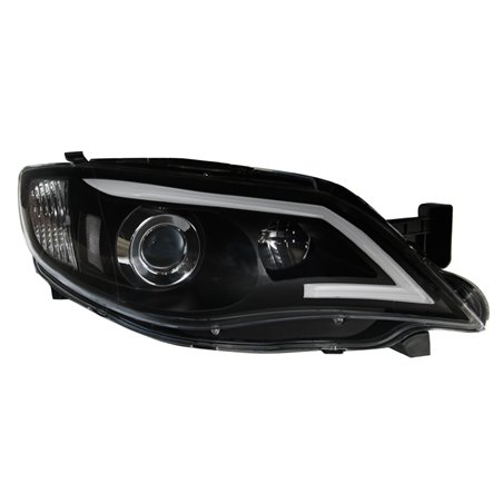 Set de Phares avec aspect Diurnes 'Light-Bar' sur mesure pour Subaru Impreza 2008-2014 - Noir