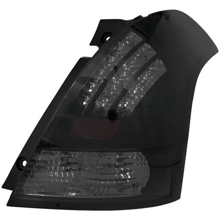 Set de Feux Arrière LED sur mesure pour Suzuki Swift II 2005-2010 - Noir/Fumée