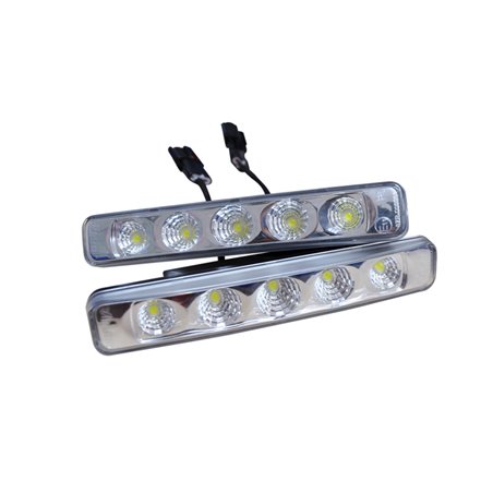 Set Feux Diurnes Universel (DRL) - 4W Spot Light LED - 192x32x41,5mm - incl. Homologation E