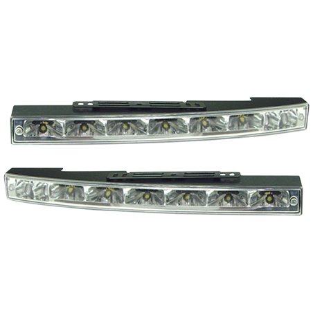 Set Feux Diurnes Universel (DRL) + Clignotants - 6-LED - 300x28mm - incl. Homologation E