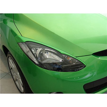 Casquettes de Phares sur mesure pour Mazda 2 2007-2014 (ABS)