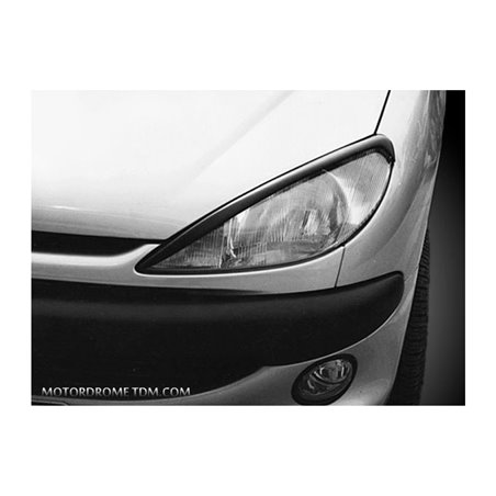 Casquettes de Phares sur mesure pour Peugeot 206 (ABS)