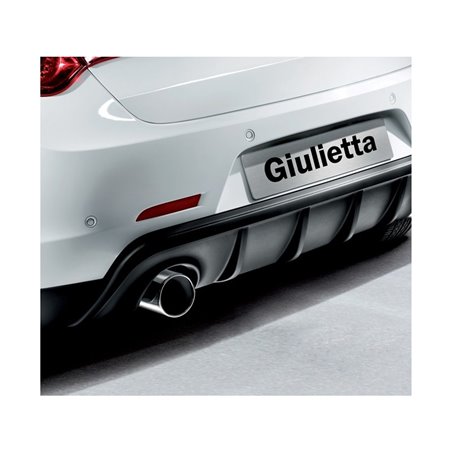 Jupe arrière (Diffuser) sur mesure pour Alfa Romeo Giulietta 2010- (Échappement à gauche) (ABS)