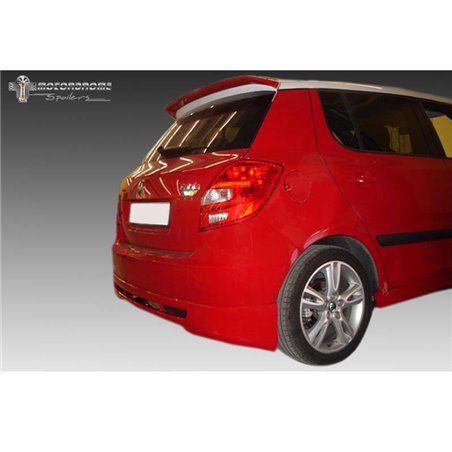 Jupe arrière sur mesure pour Skoda Fabia II 5-portes 2007-2010 (ABS)