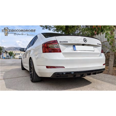 Jupe arrière (Diffuser) sur mesure pour Skoda Octavia III Sedan/Kombi 2013-2020 excl. RS/Scout (ABS)