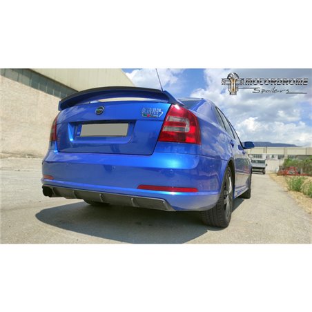 Jupe arrière (Diffuser) sur mesure pour Skoda Octavia II RS Sedan/Kombi 2004-2008 (ABS)