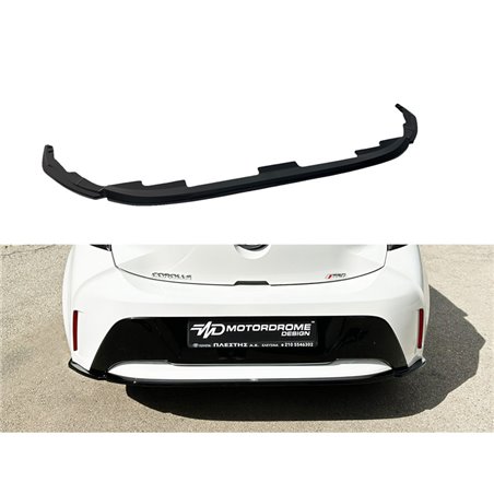 Jupe arrière (Diffuser) sur mesure pour Toyota Corolla Hatchback (E21) 2019- (ABS Noir Luisant)