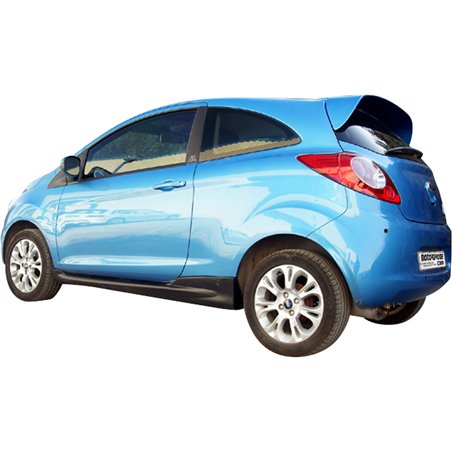 Jupes latérales sur mesure pour Ford Ka II 12/2008- (ABS)