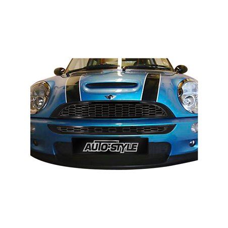 Grilles Noir sur mesure pour BMW New Mini R50/R52/R53 2001-2006 (en haut + en bas)