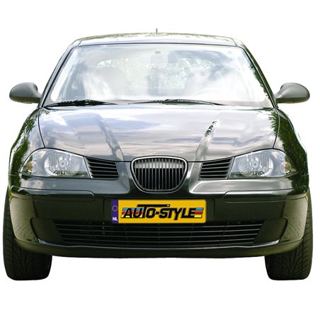 Grille sans logo sur mesure pour Seat Ibiza/Cordoba 6L 2002-2008 (avec bord noir)