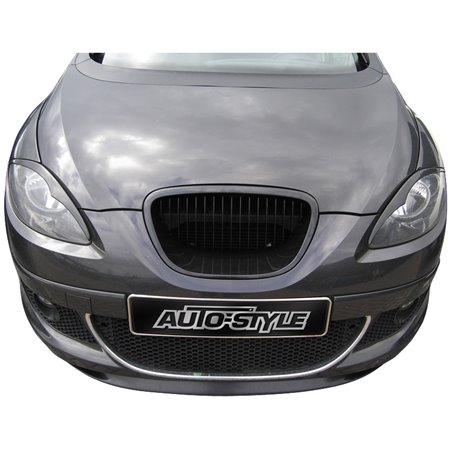 Grille sans logo sur mesure pour Seat Leon/Altea/Toledo 1P 2005-2009 Excl. FR/Cupra