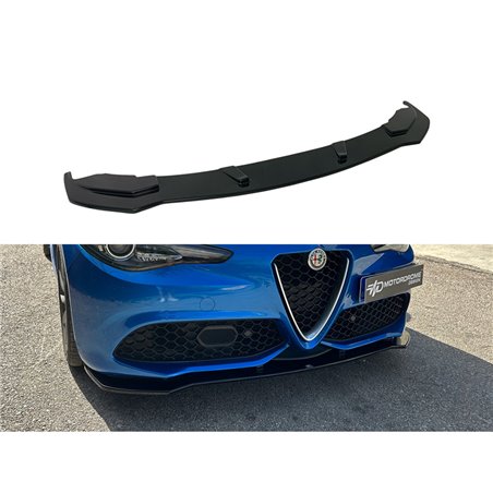 Spoiler avant sur mesure pour Alfa Romeo Giulia Veloce 2015- (ABS Noir luisant)