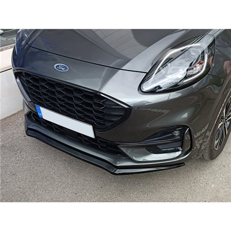 Spoiler avant sur mesure pour Ford Puma ST-Line 2019- (ABS Noir luisant)