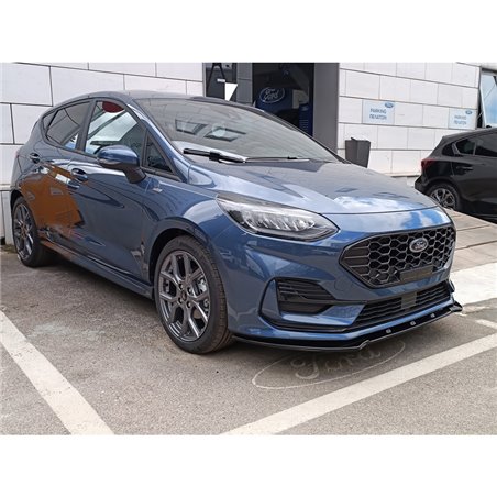 Spoiler avant sur mesure pour Ford Fiësta VIII ST-Line Facelift 2021- (ABS Noir luisant)