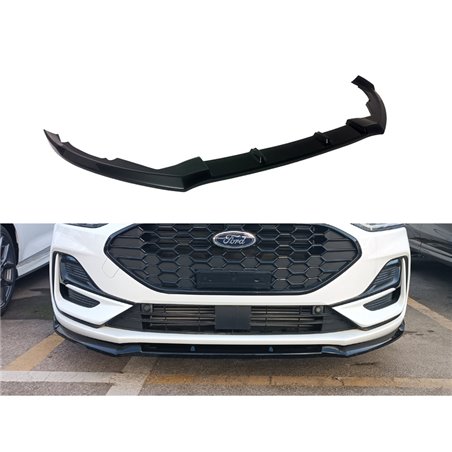 Spoiler avant sur mesure pour Ford Focus IV Facelift ST/ST-Line 2021- (ABS Noir luisant)