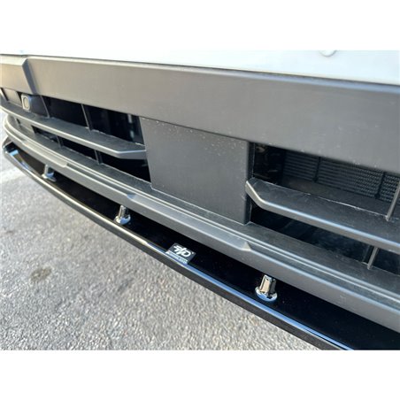 Spoiler avant sur mesure pour Ford Transit Custom (V710) 2023- (ABS Noir luisant)