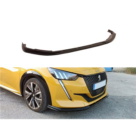 Spoiler avant V.2 sur mesure pour Peugeot 208 II 2019- (ABS)