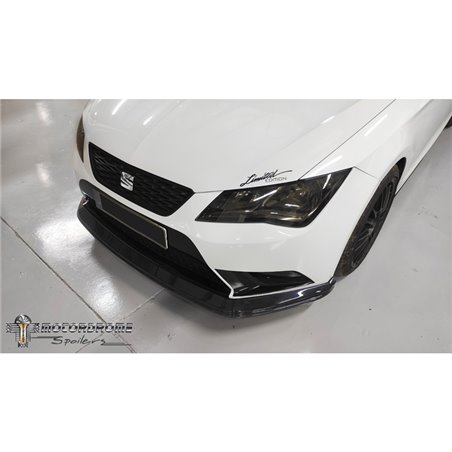 Spoiler avant sur mesure pour Seat Leon 5F SC/5-portes/ST 2013-2017 excl. FR/Cupra (ABS)