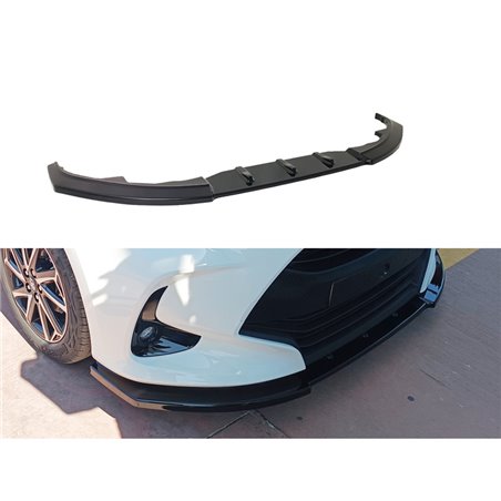 Spoiler avant sur mesure pour Toyota Yaris (P21) incl. GR 2020- (ABS Noir luissant)