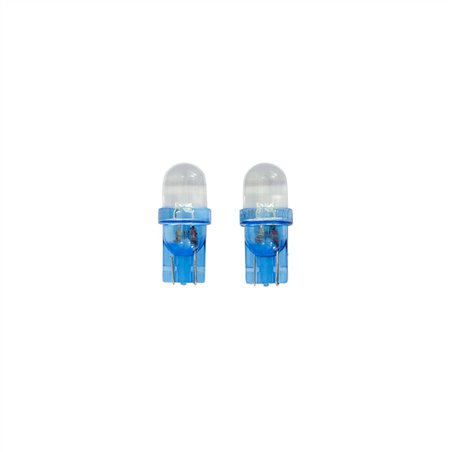 T-10 Ampoules LED 12V Bleu, set de 2 pièces