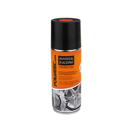 Foliatec Universal 2C Spray Peinture - argent métallique brillant 1x400ml