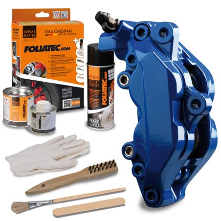 Foliatec Set peinture étriers de freins - RS bleu - 3 Components