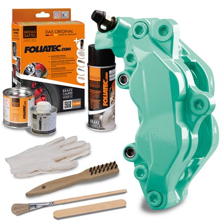 Foliatec Set peinture étriers de freins - ocean turquoise - 3 Components