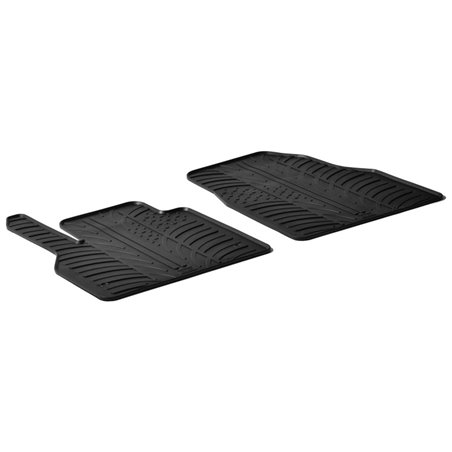 Set tapis de caoutchouc sur mesure pour Renault Kangoo 2008-2021 & Mercedes Citan 2012-2021 & Nissan NV250 2019- (TK profil 2-pi