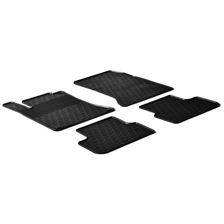 Set tapis de caoutchouc sur mesure pour Mercedes Classe-B W246 2011-2019/Classe-B W176 2012-2018/CLA/GLA 2014-2020 (G profil 4-p