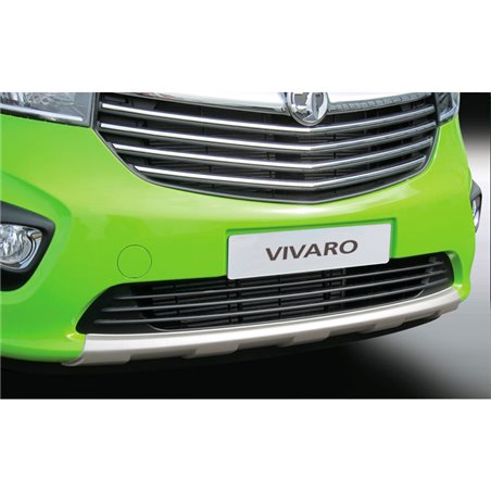 RGM Spoiler avant 'Skid-Plate' sur mesure pour Opel Vivaro 2014-2019 Argent (ABS)