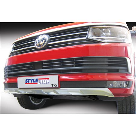 RGM Spoiler avant 'Skid-Plate' sur mesure pour Volkswagen Transporter T6 2015-2020 Argent