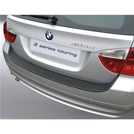 Protection de seuil arrière (ABS) sur mesure pour BMW Série 3 E91 Touring 2005-2008 excl. M Noir