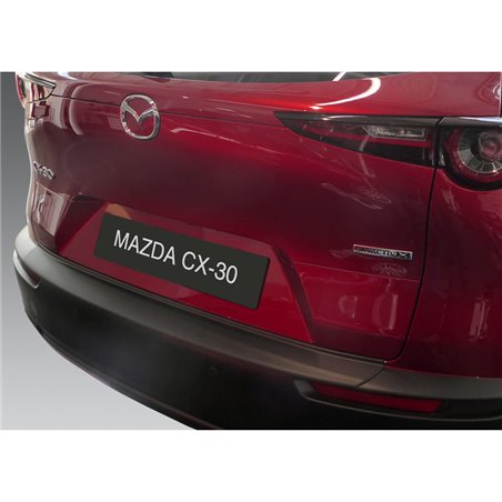 Protection de seuil arrière (ABS) sur mesure pour Mazda CX-30 2019- Noir