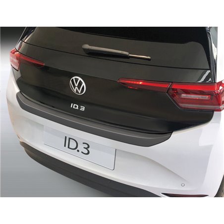 Protection de seuil arrière (ABS) sur mesure pour Volkswagen ID.3 2020- Noir