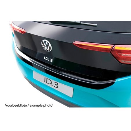 Protection de seuil arrière (ABS) sur mesure pour Volkswagen ID.3 2020- Noir brillant