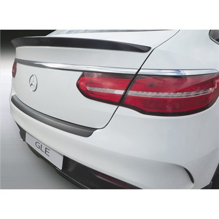 Protection de seuil arrière (ABS) sur mesure pour Mercedes GLE Coupe (C292) 2015-2019 Noir