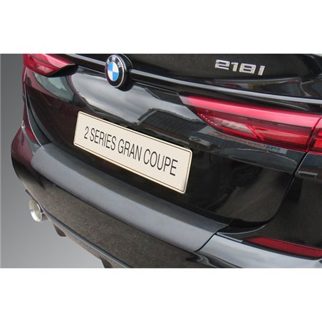 Protection de seuil arrière (ABS) sur mesure pour BMW Série-2 F44 Gran Coupé 'M' Sport & M235i 2020- Noir