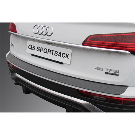 Protection de seuil arrière (ABS) sur mesure pour Audi Q5 Sportback 2020- Noir