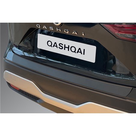 Protection de seuil arrière (ABS) sur mesure pour Nissan Qashqai III 2021- Noir