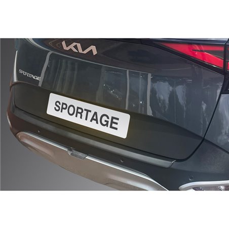 Protection de seuil arrière (ABS) sur mesure pour Kia Sportage (NQ5) 2021- Noir