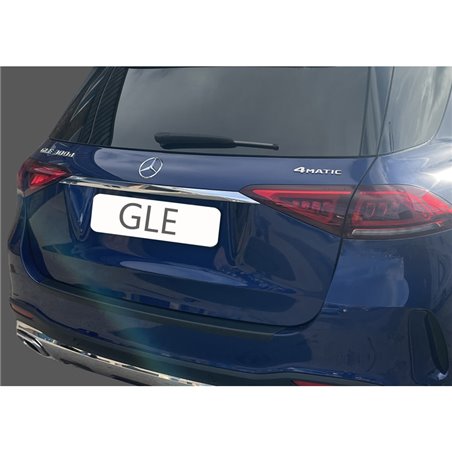 Protection de seuil arrière (ABS) sur mesure pour Mercedes GLE (W167) 2019- Noir