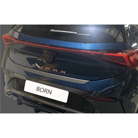 Protection de seuil arrière (ABS) sur mesure pour Cupra Born 2021- Noir