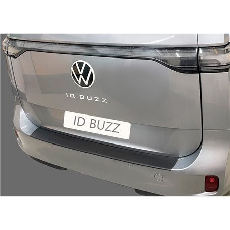 Protection de seuil arrière (ABS) sur mesure pour Volkswagen ID.Buzz 2022- (Avec hayon & 2 portes arrières) - Noir