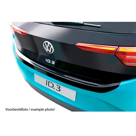 Protection de seuil arrière (ABS) sur mesure pour Volkswagen ID.Buzz 2022- (Avec hayon & 2 portes arrières) - Noir brillant