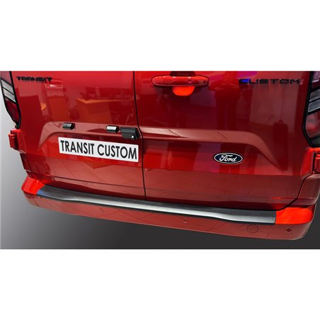 Protection de seuil arrière (ABS) sur mesure pour Ford Transit Custom 2023- Noir